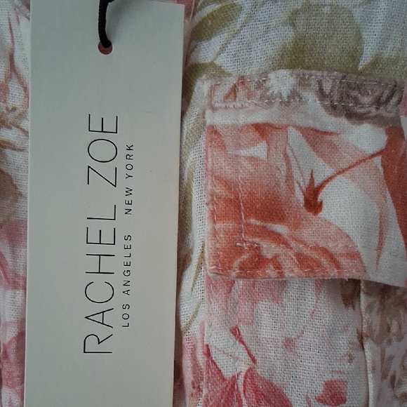 Rachel Zoe Floral Jumpsuit - Pink and Green - Picture 6 of 14